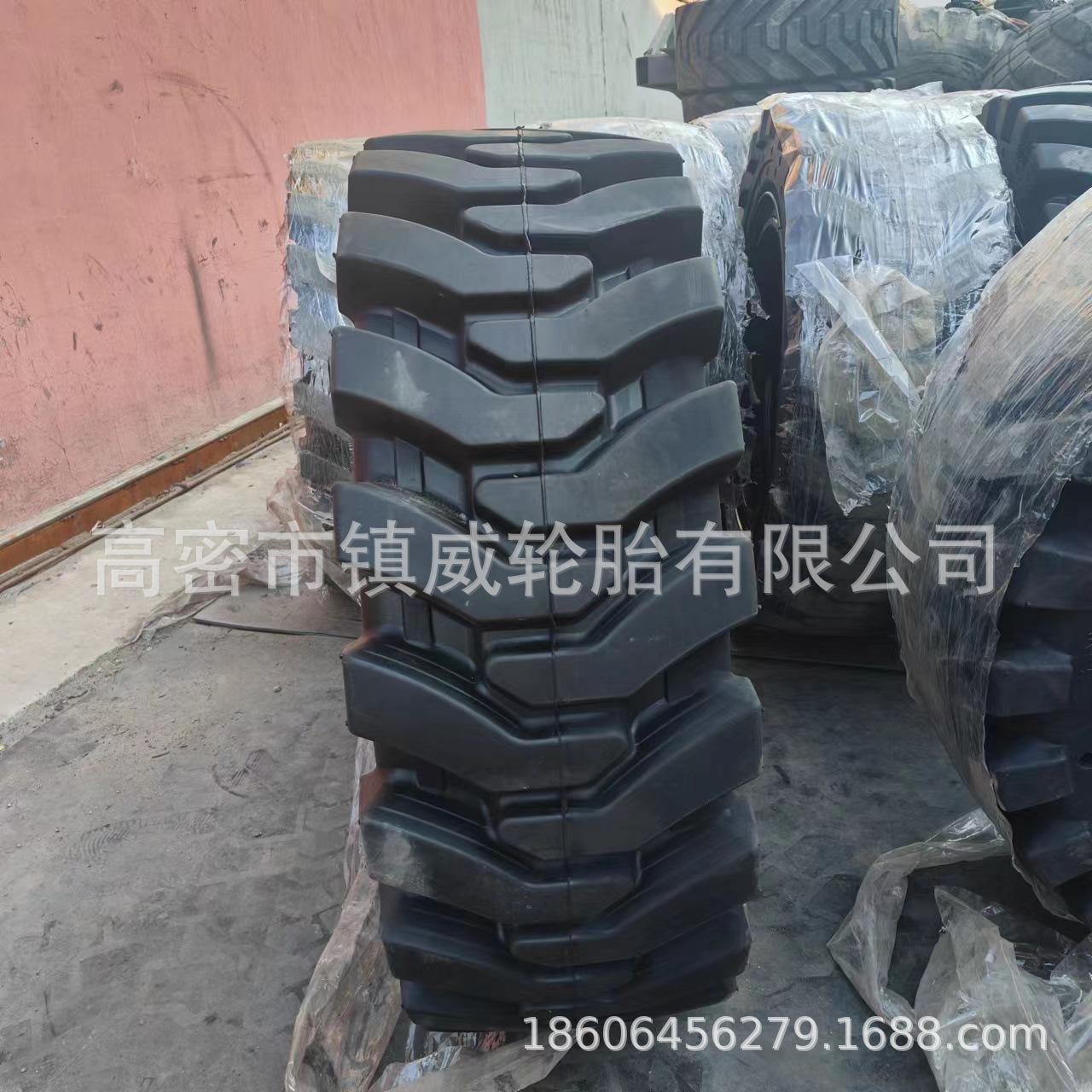 工程機械實心輪胎 38.5/65-24 登高機 升降作業機輪胎 配鋼圈